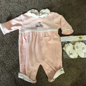 Harley Davidson Baby Girl Onezie